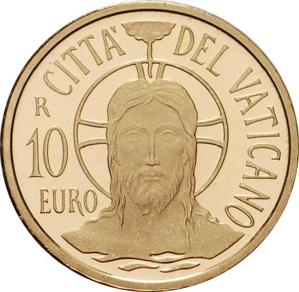 Vatikan-10-Euro-2015-PP-Die-Taufe-I