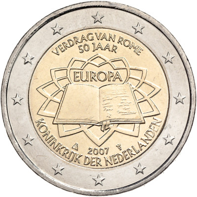 Niederlande 2 Euro 2007 Römische Verträge