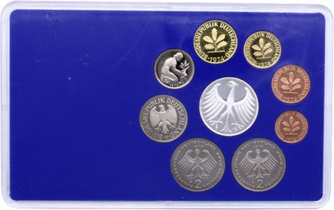 Deutschland-10,68 DM-1974-PP-Kurs-Blister-MzzG-RS