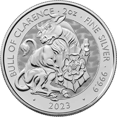 Grossbritannien-2Unzen-Silber-2023-Bull-of-Clarence-RS1