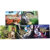 Australien-5x50Cent-2010-2011-AGpp-BushBabies-Farbe-Set