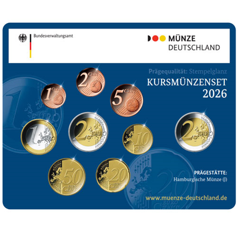 Deutschland-5,88Euro-2026-Stgl-Kursmünzensatz-A-RS
