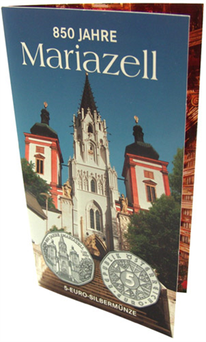 Österreich-5Euro-2007-AgHgh-Mariazell-Folder
