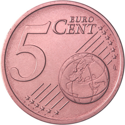Euromuenze aus Belgien  5 Cent 2012 mit Philippe