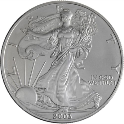USA-1 Dollar-2003-AGstgl-Silver Eagle-RS