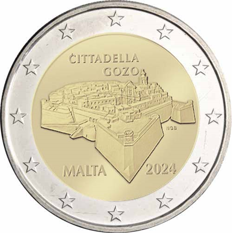 Malta-2Euro-2024-Citadella-in-Victoria-auf-Gozo-RS-Folder