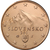 Slowakei 5 Cent 2014 bfr. Gifpel der Berges Kriva´n, Hohe Tatra