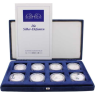 Mix-8xWerte-AGpp-Die Silber Elefanten-Etui