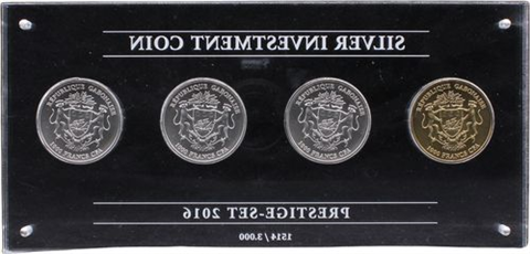 Gabun-4x1000Francs-2016-AG-Springbock-PrestigeSet2016-Etui