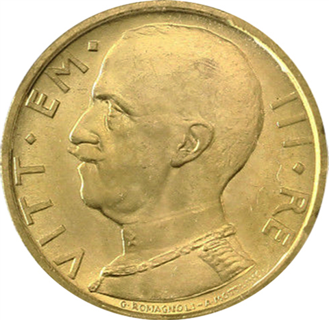 Italien-50-Lire-Vittorio-Emanuel-III-1931-I-und-II