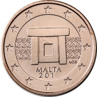 Malta 2 Cent 2012 bfr. Tempelanlage von Mnajdra