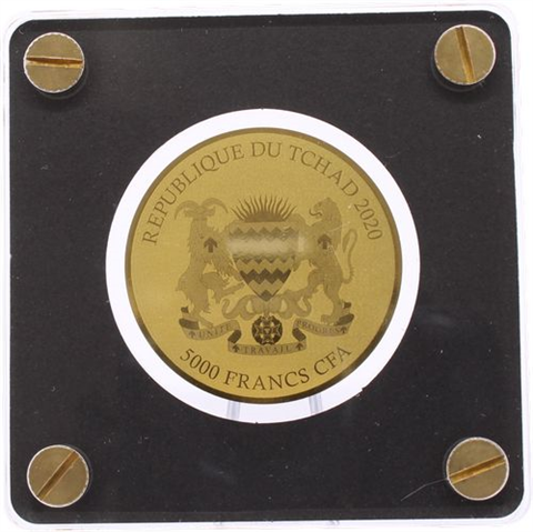 Tschad-6x5000 Francs-2020-AU-Planet Erde-Etui