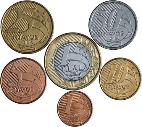 Brasilien-1,91 Real-bfr-Kursmünzen-RS