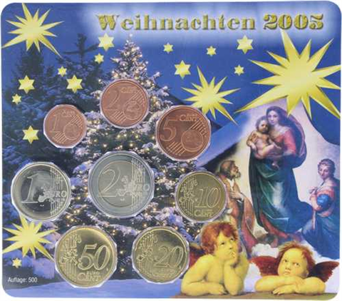 Deutschland-3,88Euro-2005-stgl-KMS-WeihnachtenBlister-RS