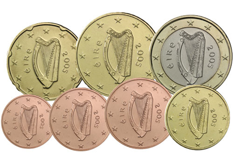 Irland-1,88Euro-2005-Kleinmünzensatz-RS