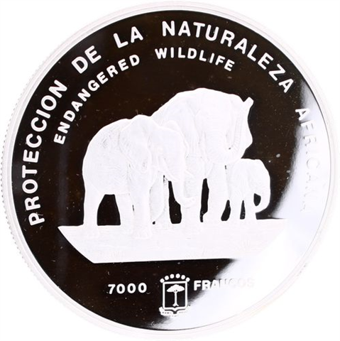 Guinea-5x7000 Francos-1995-AGpp-Elefanten-Kassette