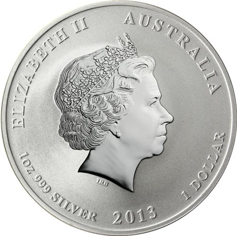 Australien-1-Dollar-2013-Agstg-1ozSilber-Schlange-RS