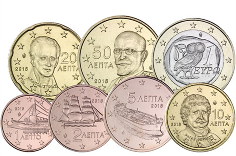 Griechenland-1,88Euro-2016-Kleinmünzensatz-RS
