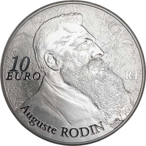 Frankreich-10Euro-2017-AGpp-Rodin-Etui