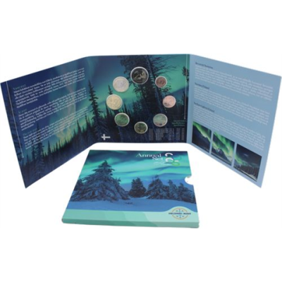 Finnland-3,88 Euro-2025-Stgl-KMS-Nordlichter-Folder I