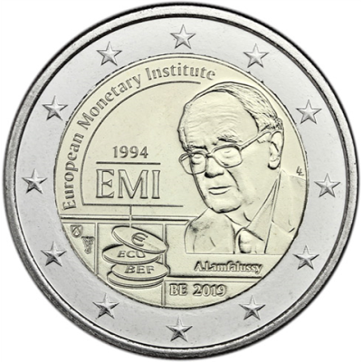 Belgien-2-Euro-2019-Europäisches-Währungsinstitut-III