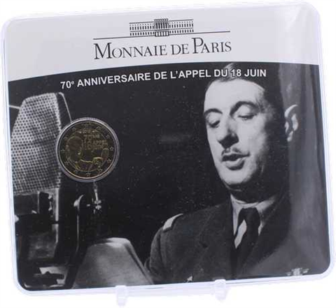 Frankreich-2 Euro-2010-Charles de Gaulle-Coincard-RS