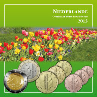 Kursmünzensatz Niederlande 2015 Flagge