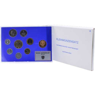 Österreich-35,68 Schilling-1984-Kleinmünzensatz-RS