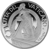 Vatikan 5 Euro 2002 PP Europa ein Projekt des Friedens I