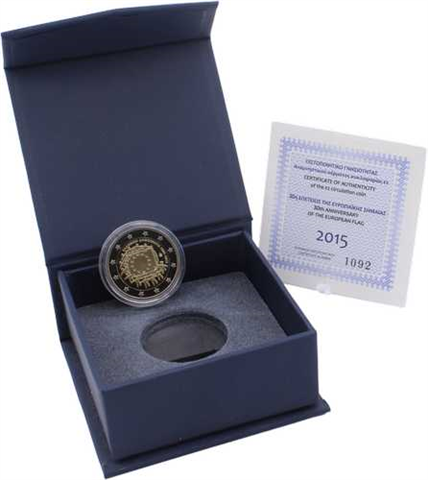 Griechenland-2 Euro-2015-PP-Flagge-RS