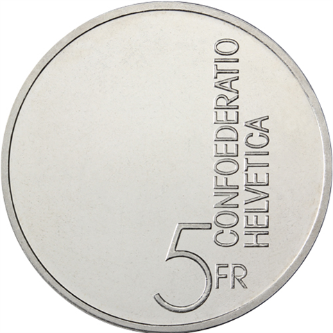 Schweiz-5Franken-1985-bfr-JahrDerMusik-RS