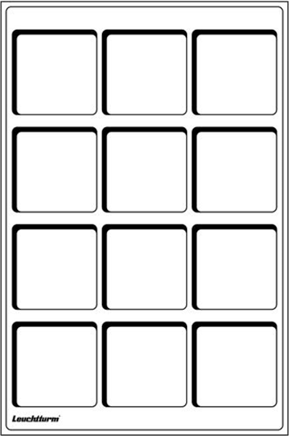 357180 - tab-muenztableau-l-mit-12-eckigen-faechern-67-mm-blau-2er-pack