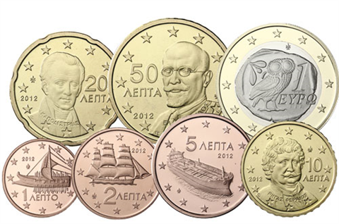 Griechenland-1,88Euro-2012-Kleinmünzensatz-RS