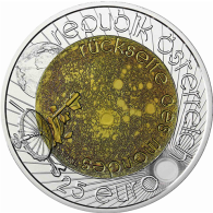 Österreich 25 Euro 2009 Hgh Silber Niob - Jahr der Astronomie I