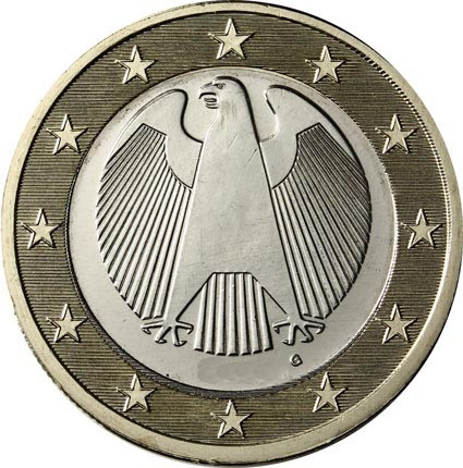 Deutschland 1 Euro- 2017  Kursmünze Adler 