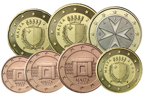 Malta-1,88Euro-2025-1-cent-1-euro-kleinmuenzensatz-RS