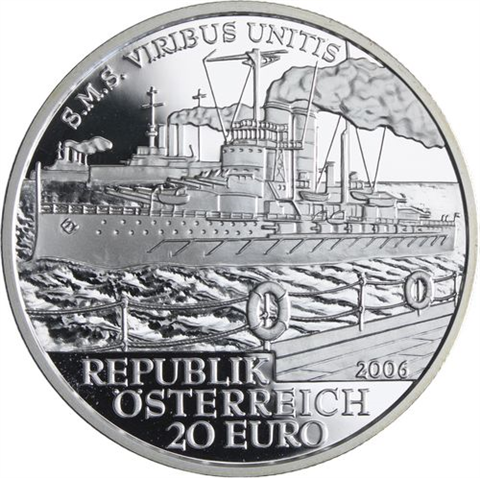 Österreich-6x20Euro-2004-2006-AGpp-Handelsmarine-EtuiI