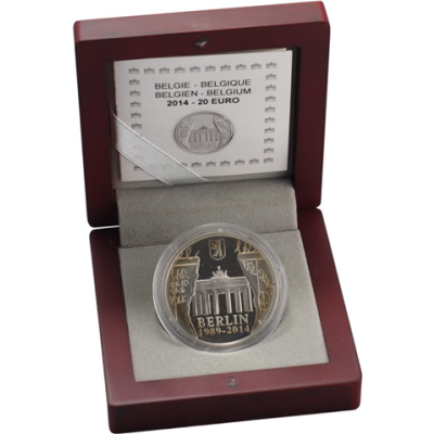 Belgien-20Euro-2014-AgPP-fallderberlinermauer-Etui