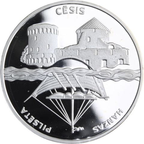 Lettland-1 Lats-2001-AGpp-Cesis-RS