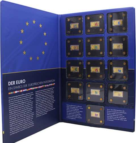 Deutschland-13x1-500unze-AU-Farbe-Euro-Banknoten-Folder