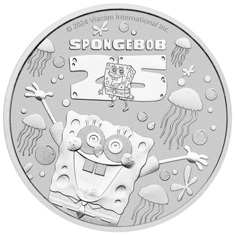 Tuvalu-1Dollar-2024-1ozSilber-Spongebob-Schwammkopf-RS