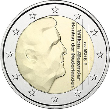 Euro Gedenkmünzen aus den Niederlanden König Willem Alexander Servatius Brücke