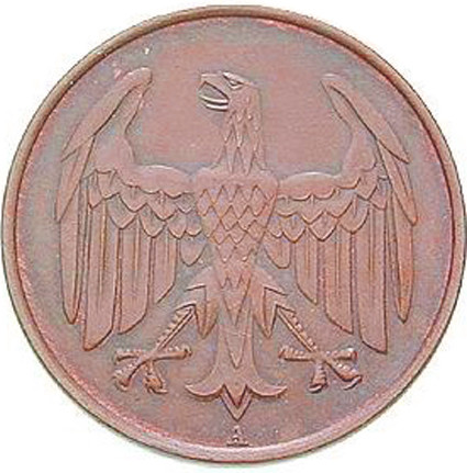 J.315 4 Reichspfennig 1932 