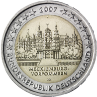 Deutschland-2Euro-2007-Schloss-Schwerin-MünzzeichenJ-RS