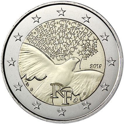 Frankreich-2Euro-2015-bfr-Frieden-in-Europa-RS