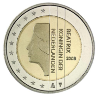 NIederlande-2Euro-2008-bfr-KöniginBeatrix-RS
