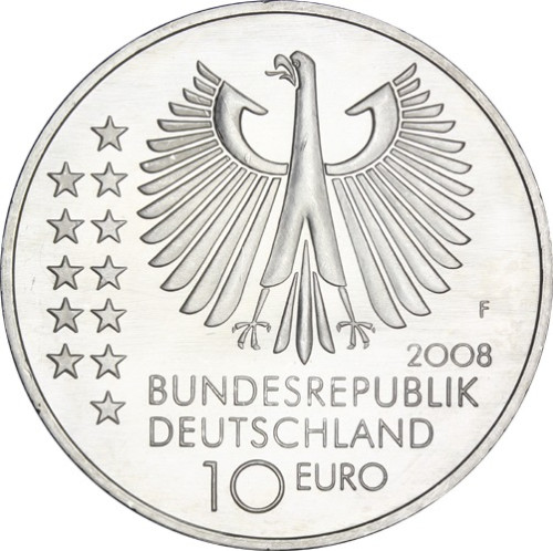 Gedenkmünze 10 Euro 2008 Max Planck