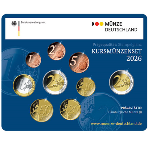 Deutschland-5,88Euro-2026-Stgl-Kursmünzensatz-G-RS