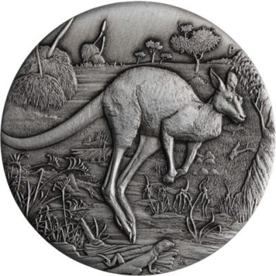Australien-2 Dollar-2016-AGaf-Känguru-RS