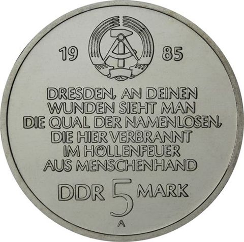 DDR-5Mark-1985-Stgl-ZerstörungDresdens-RS